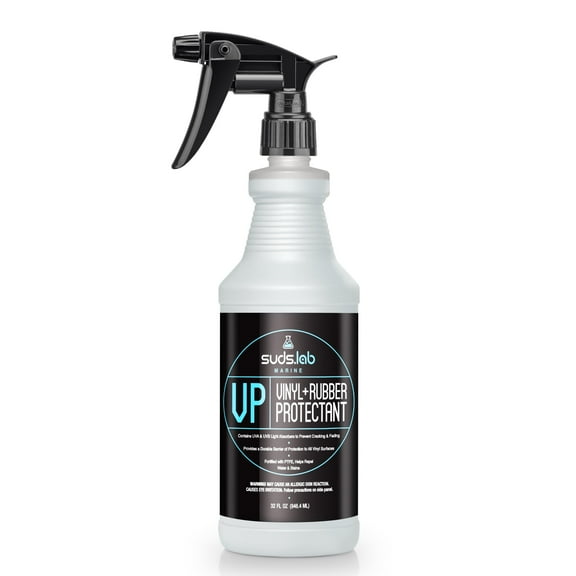 Suds Lab Marine VP Vinyl   Rubber Protectant – UV & Water Protection, Cleans & Shines, Long-Lasting, 32 oz.
