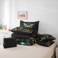 thumbnail image 5 of YST Butterfly 7-Piece Comforter Set, Trippy Bohemian, Gothic Green, Twin, 5 of 5