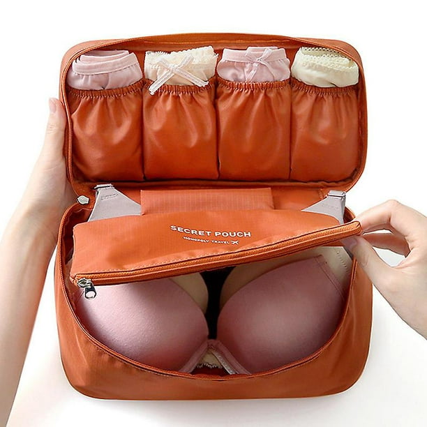 Women's Storage Bag Travel Necessity Accessories Underwear Clothes Bra  Organizer Cosmetic Makeup Pouch Case 