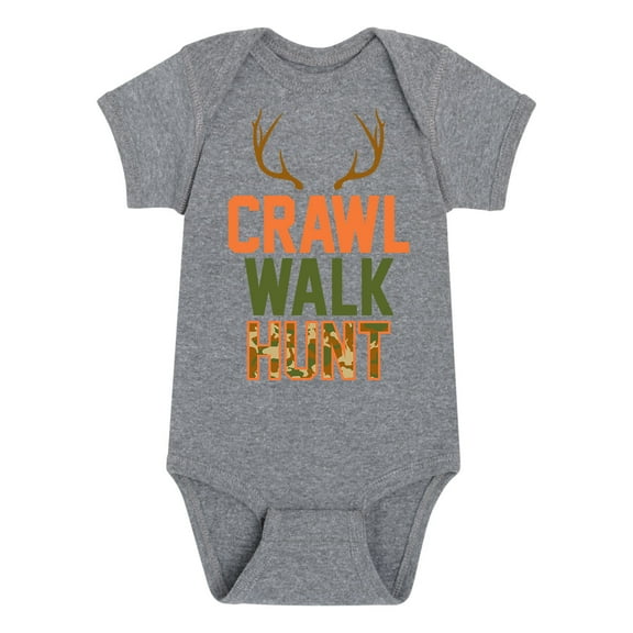 Instant Message - Crawl Walk Hunt - Infant Baby One Piece