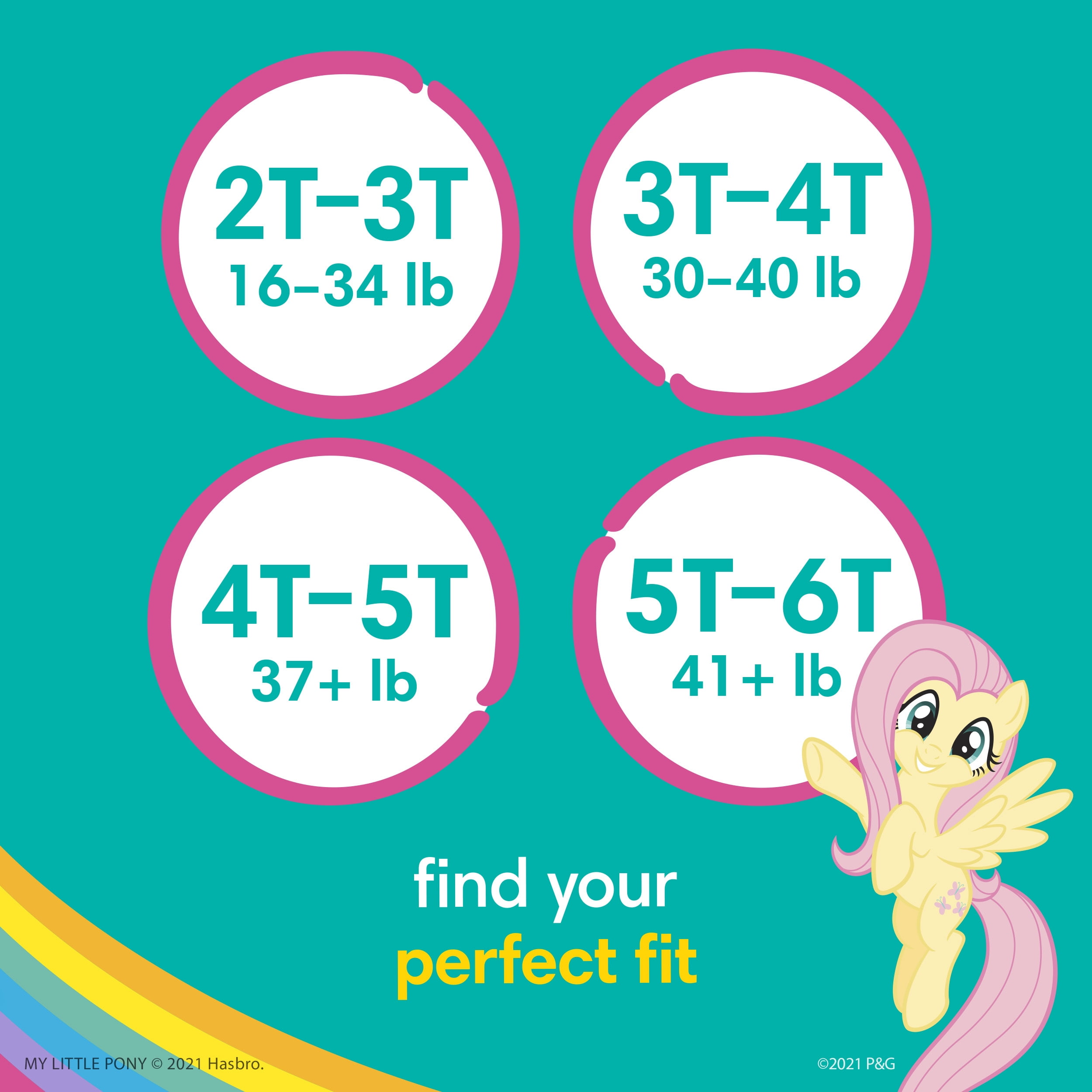 Pampers Easy Up 2T-3T Girls