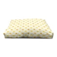 thumbnail image 3 of Summer Pet House, Geometric Sun Motif on a Background with Little Dots Seasonal Pattern, Outdoor & Indoor Portable Dog Kennel with Pillow and Cover, 5 Sizes, Orange Yellow and Cream, by Ambesonne, 3 of 4