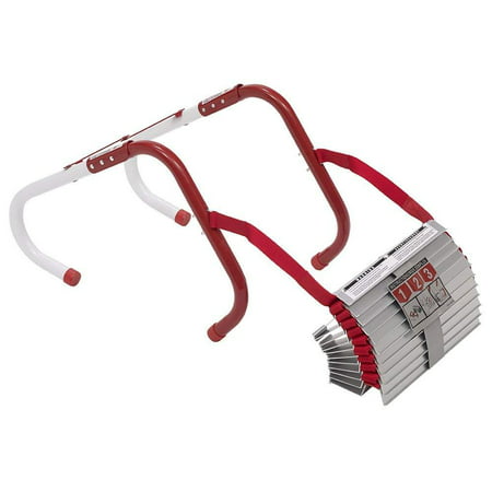 468093 KL-2S Two-Story Fire Escape Ladder with Anti-Slip Rungs, 13-Foot, Easy to use--attaches quickly to mostWalmartmon windows By
