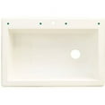 thumbnail image 3 of Transolid 33" x 22" Top Mount Radius Granite Kitchen Sink, Available in Various Colors, 3 of 4