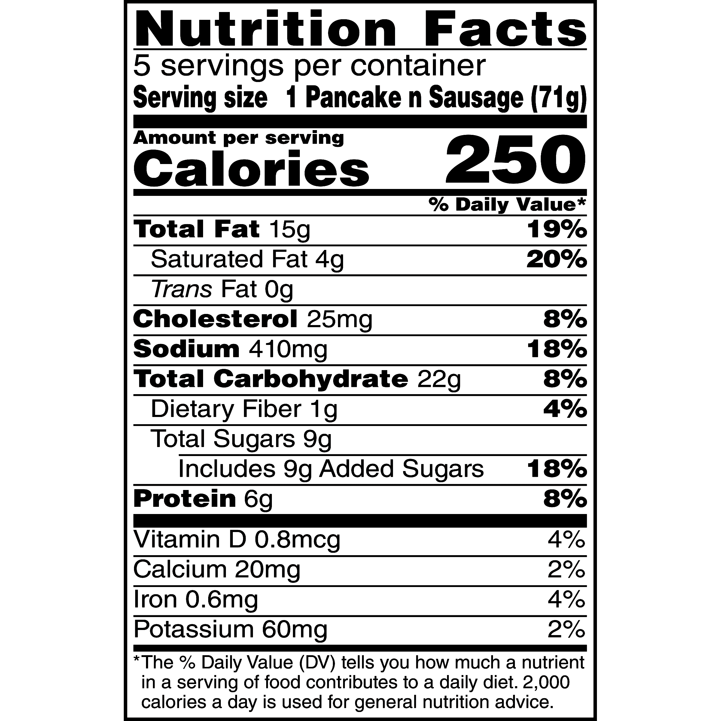 Jimmy Dean Pancake & Sausage on a Stick, 5 Count (Frozen)