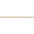 thumbnail image 3 of 14K Yellow Gold chain Cable Pendant Round Diamond-cut 16 in 1.4 mm, 3 of 5
