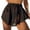 Black J, variant on Women Sheer Wrap Knot Cover Up Skirt Without Bikini Beach Wrap Bikini Shiny Wraps Cover Ups For Swimwear
