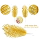 thumbnail image 3 of Planta artificial CCINEE con hojas de palma, 16 unidades, doradas, 45 cm, 3 of 7