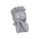 thumbnail image 1 of Maceta con forma de cara, macetas con forma de cara para interior y exterior, macetas de resina con drenaje Estilo B, 1 of 9