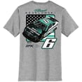 thumbnail image 3 of Men's RFK Racing Heather Gray Brad Keselowski BuildSubmarines.com Car T-Shirt, 3 of 3