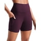 thumbnail image 1 of Shorts CRZ YOGA Butterluxe Cintura Alta 5" con Bolsillos Púrpura Profundo S, 1 of 4