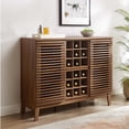 thumbnail image 1 of Modway Render Particleboard and Laminate Bar Cabinet in Walnut, 1 of 8