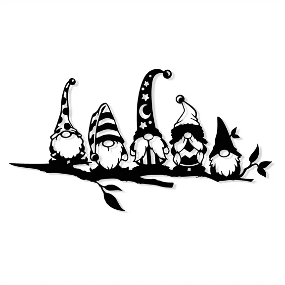 1pc Metal Branch Garden Gnome Mushroom Decoration for Garden Party Decor Add a Magical Touch to Your Garden