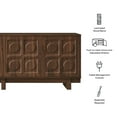 thumbnail image 4 of Knox 71 Inch TV Stand in Walnut, 4 of 11