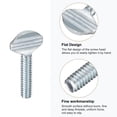 thumbnail image 4 of Tornillos de pulgar 1/4-20 x 1", paquete de 10, tornillo completamente roscado de acero al carbono, 4 of 5