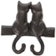 thumbnail image 1 of 1 perchero de pared vintage con forma de animal para ropa (negro), 1 of 7