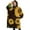 Brown Green Bud, variant on Oversized Wearable Blanket Hoodie,Beige Daisy Pattern Sherpa Blanket Hoodie with Super Pockets,Super Warm Fuzzy Pullover for Women & Men