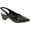 Black, variant on Easy Street Womens Bizzy Cushioned Footbed Faux Leather Slingbacks