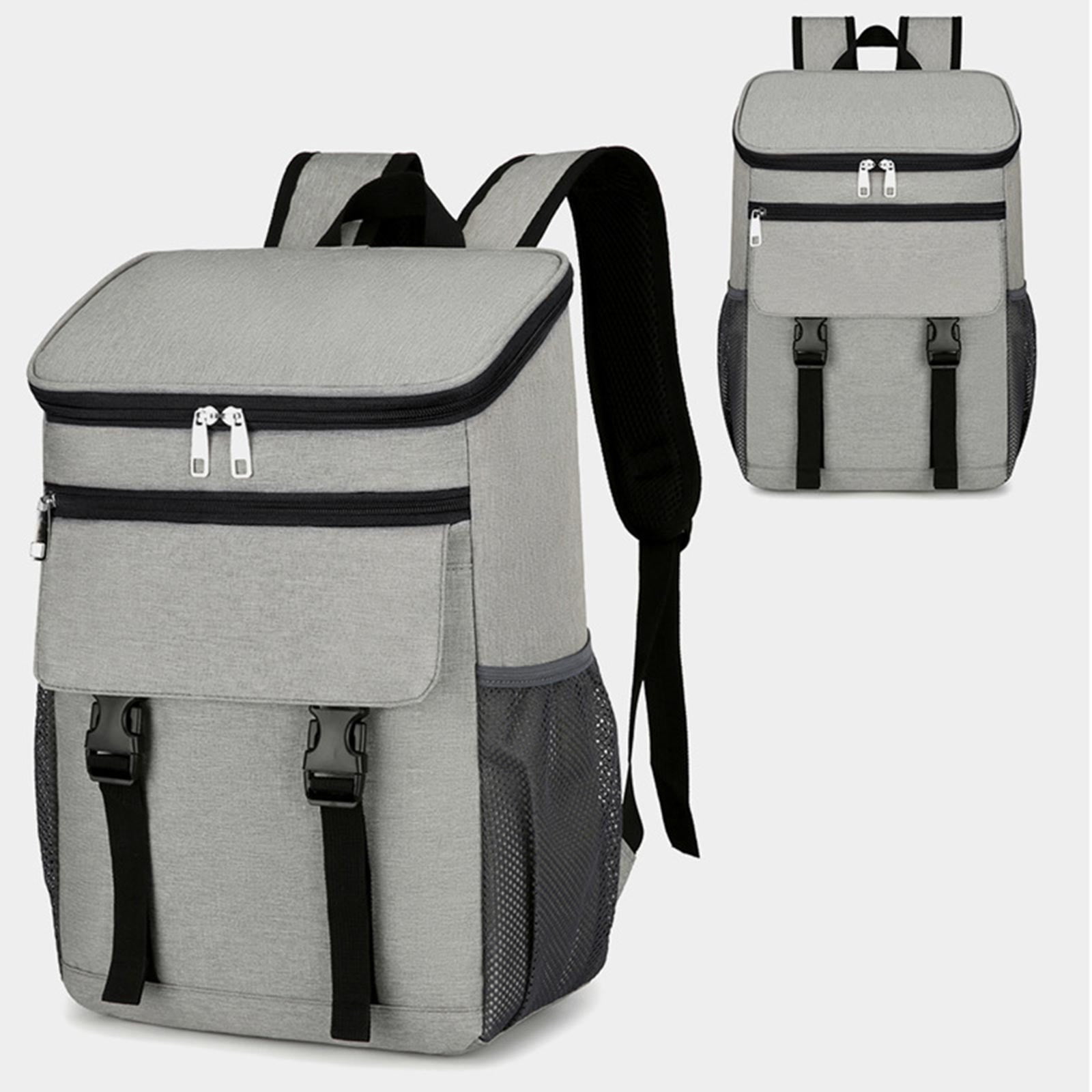 Jubipavy Lunch Bag Cooler Backpack Soft Insulated Leak Proof 30 Cans Insulated Backpack Cooler Portable Picnic Camping Beach Hiking BBQ Lunch Backpack For Men And Women