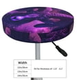 thumbnail image 2 of Purple Starry Sky Antelope Round Bar Stool Seat Covers, Elastic Round Chair Cover Stool Seat Slipcover Bar Stool Cushions Round Pad for 12-14 inch, 2 of 5