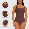 thumbnail image 5 of MISS COCOLI Womens Shapewear Bodysuit Tummy Control Round Neck Full Body Shaper Slimming, 5 of 6