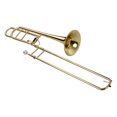 thumbnail image 1 of Yeacher Upgraded Intermediate Bb Flat Tenor Slide Trombone with F Trigger Including Mouthpiece Carry Case Gloves Cleaning Cloth, 1 of 7