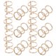 thumbnail image 1 of Hytrove 20Ud Argollas Metálicas Doradas Para Encuadernación Y Organización De Documentos, 1 of 7
