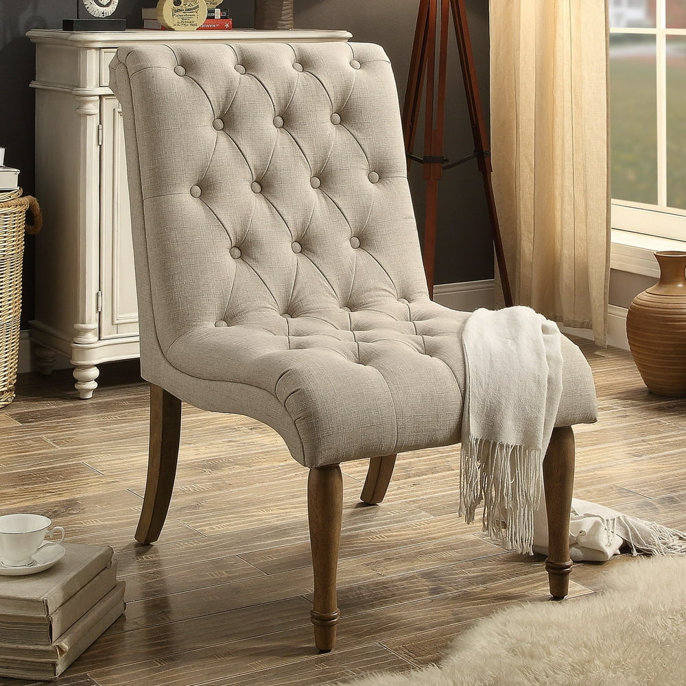 Alton Furniture Tullia Tufted Upholstered Slipper Chair, Multiple