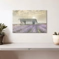 thumbnail image 2 of Elephant Stock Lavender Morning Wall Art - Horizontal Canvas Wall Art - Living Room Wall Decor - Nature Canvas - Gray And Green Decor By Lisa Larson - 12" x 8", 2 of 8