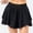 🔥 Black, variant on USSUMA Performance Running Skort With Built-In Shorts And Zipper Pocket Elastic Waist Quick-Dry Fabric Breathable Mesh Side Slit For Tennis Running Gym Workouts Travel — Skort