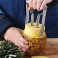 thumbnail image 2 of Stainless Steel Fruit Pineapple Cutter Peeler Corer Slicer Easy Kitchen Tool, 2 of 6