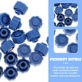 thumbnail image 2 of LEEYNEER 50pcs Syringe Medical Tip Caps Plastic Luer Lock Caps Dispensing Needle End Caps, 2 of 6