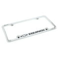 thumbnail image 4 of Chevrolet Equinox wordmark chrome plated metal license plate frame holder, 4 of 4