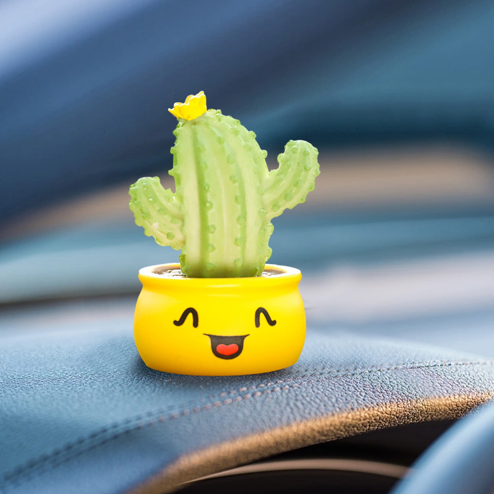 Gspmoly Car Accessories Cactus Shaking Head Figure Car Ornament Car Supplies Office Desktop Decoration Gift Walmart