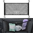 thumbnail image 3 of 2025 Wagon Cart Cargo Net with Hook Elastic Black Large Capacity Universal Camping Cart Organizer Mesh Storage Bag Wagon Cart Accessories_xi, 3 of 5