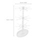 thumbnail image 2 of RUNROTOO Soporte Transparente Para Joyas Rotatorio Ideal Para Organizar Collares Y Llaveros, 2 of 8