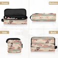 thumbnail image 5 of Hair Tool Organizer Bag with Heat Resistant Mat Removable Travel Storage Case for Hot Air Brushes Curling Irons Pastel Peach Flamingos, 5 of 8