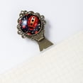 thumbnail image 5 of Seven-star ladybug Vintage Copper-Colored Lace Bookmarks: Stainless Steel Material, Gifts for Readers and Book Lovers, Set of 2 Bookmarks, 5 of 5