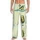 thumbnail image 1 of Fotbe Avocado for Exercise Pantalones de Pijama para Hombre, Pantalones de Dormir, Pantalones de Casa con Cintura Ajustable y Bolsillos-Small, 1 of 6