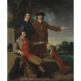 thumbnail image 2 of John Hamilton Mortimer 20x24 Gold Ornate Framed and Double Matted Museum Art Print Titled - Self-Portrait with His Father and His Brother (Early 1760s), 2 of 4