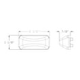 thumbnail image 6 of Lumitronics 37 Series Mini Thin Line Sealed LED Trailer Light Kit RV Clearance Side Marker Light, Amber, 6 of 6