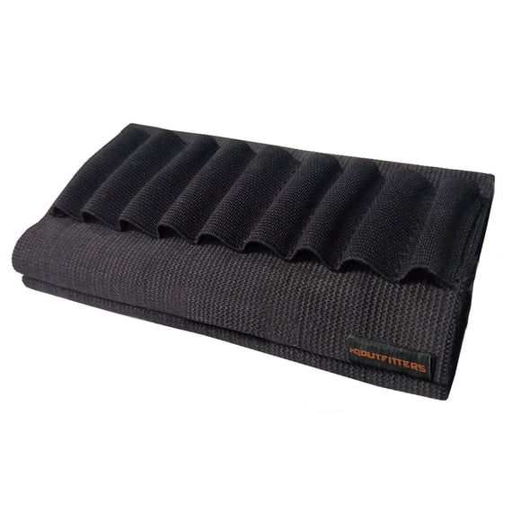 HQ Outfitters HQ-EBS-RC Elastic buttstock cartridge carrier, Rifle, 9 Loops, Black