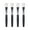 Black, variant on Travel Skincare Brush Soft Synthetic Fiber Heads Mask Applicators for Multiple Beauty Uses
