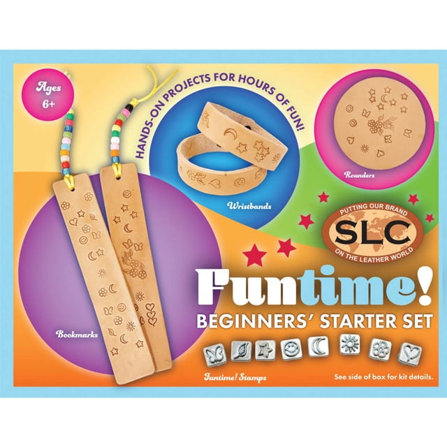 Springfield Leather Company SLC Beginners Stamping Project Starter Kit with 8 Different Stamps