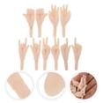 thumbnail image 4 of Shisuyan 5 Pairs Doll Hands for Doll Making Fake Hand Parts DIY Doll Little Finger Craft Hand Parts Plastic Mini Hand Connector Joints Doll Hand Set Accessories Beige, 4 of 8