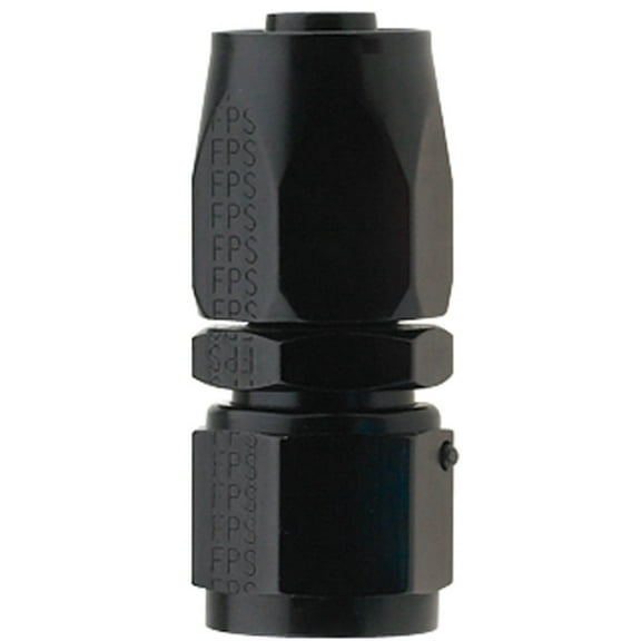 Fragola Performance Systems 220112-Bl Hose Fitting #12 Straight Pro-Flow Black