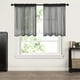 thumbnail image 1 of Cortinas cortas de color liso | Cortinas semitransparentes para cocina y baño con bolsillo para barra | Filtran la luz y ofrecen privacidad | Juego de 2, 1 of 4
