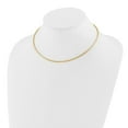 thumbnail image 2 of 14K Yellow Gold Fancy Omega Chain Necklace 2 mm Round 16 inch, 2 of 4