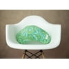 Littlebeam LBNP2 Green Paisley Nursing Pillow, Classic Cotton Collection