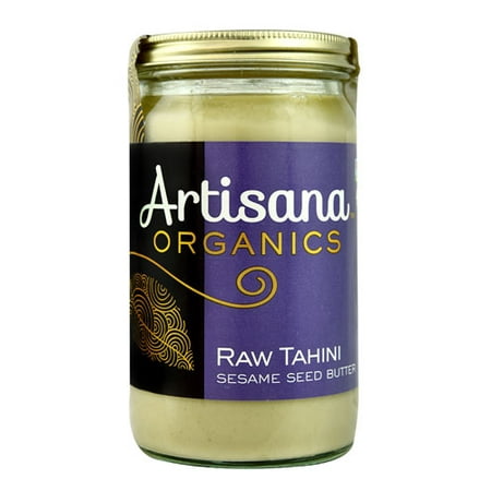 Organic Sesame Butter - Artisana Organics Raw Tahini Sesame Seed Butter -- 14 oz pack of 2